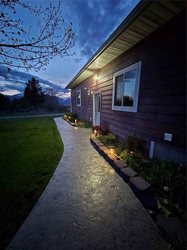 856 Weber Butte Trl, Corvallis, MT 59828 - view of property exterior at dusk