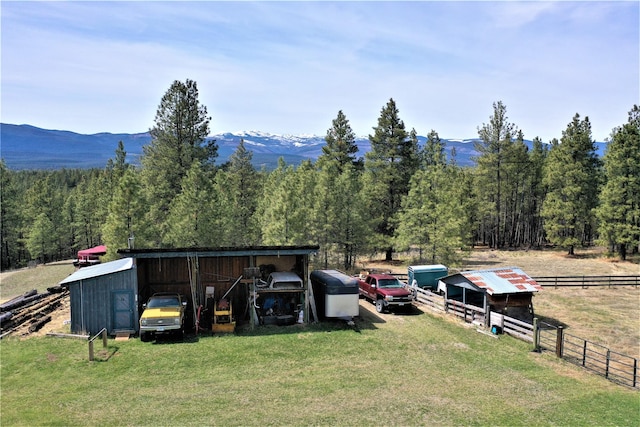 3653 Sophie Lake Rd, Eureka, MT 59917 - mountain view with a forest