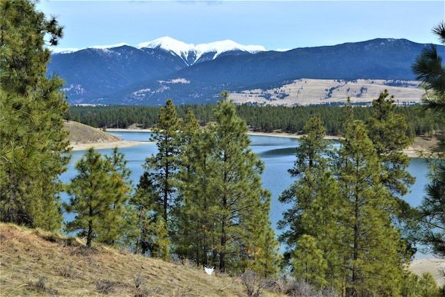 3653 Sophie Lake Rd, Eureka, MT 59917 - mountain view featuring a large body of water
