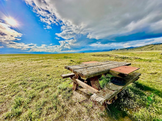 exterior space featuring a rural view