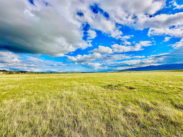 exterior space with a rural view