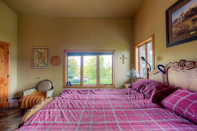 view of tiled bedroom