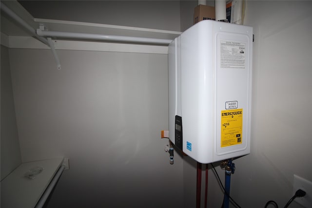 utilities with tankless water heater