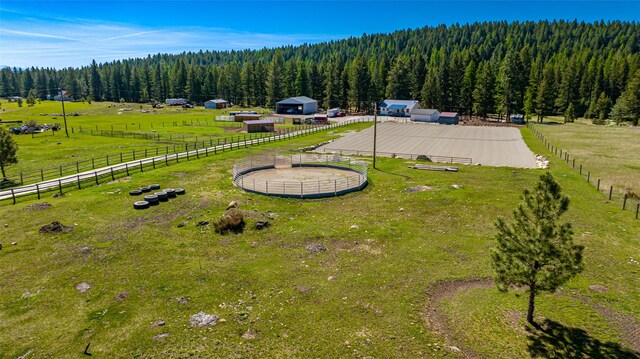 1200 Lost Creek Dr, Kalispell, MT 59901 - aerial view of sparsely populated area with a forest