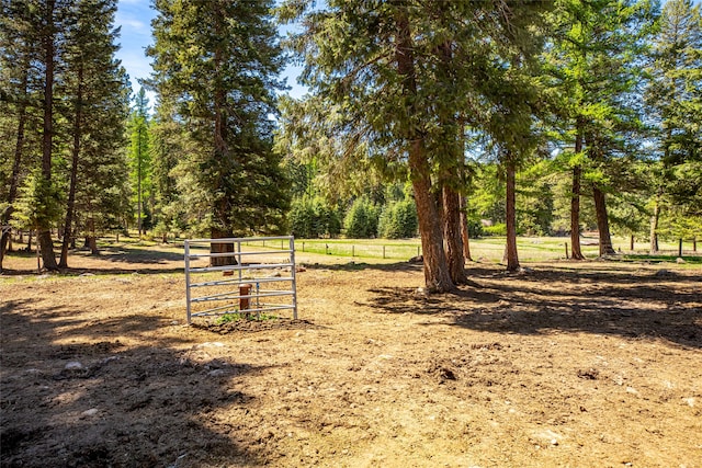 exterior space with fence