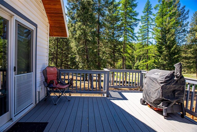 1200 Lost Creek Dr, Kalispell, MT 59901 - view of wooden terrace