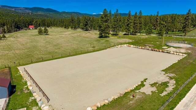 1200 Lost Creek Dr, Kalispell, MT 59901 - aerial view of mountains and a forest