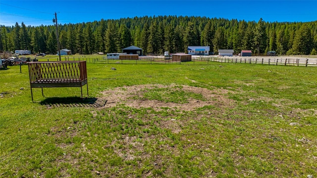 1200 Lost Creek Dr, Kalispell, MT 59901 - view of yard with a view of trees