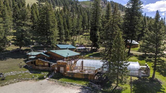 283 Lost Trail Hot Springs Rd, Sula, MT 59871 - view of bird's eye view