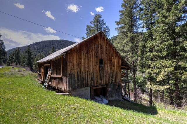 283 Lost Trail Hot Springs Rd, Sula, MT 59871 - view of outdoor structure with a yard