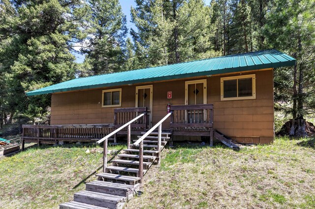 283 Lost Trail Hot Springs Rd, Sula, MT 59871 - view of front of house with a porch