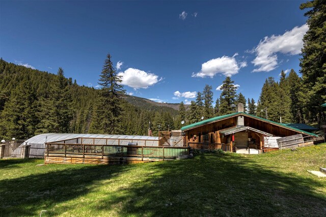 283 Lost Trail Hot Springs Rd, Sula, MT 59871 - view of yard with an outdoor structure