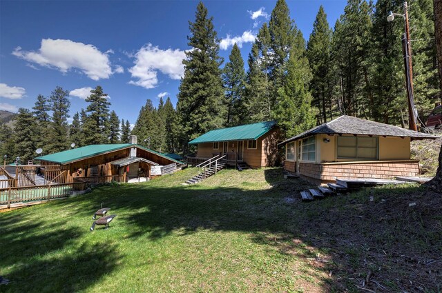 283 Lost Trail Hot Springs Rd, Sula, MT 59871 - view of yard