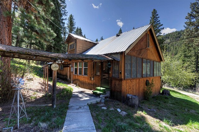 283 Lost Trail Hot Springs Rd, Sula, MT 59871 - view of front of house