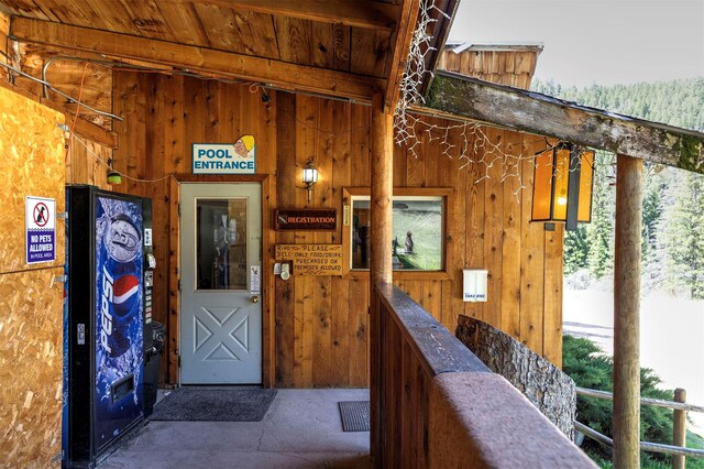 283 Lost Trail Hot Springs Rd, Sula, MT 59871 - view of exterior entry