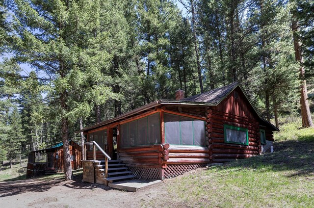 283 Lost Trail Hot Springs Rd, Sula, MT 59871 - view of home's exterior