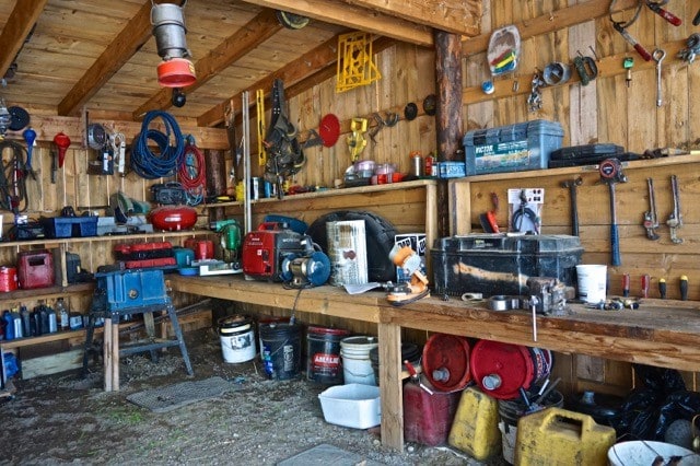 view of storage room