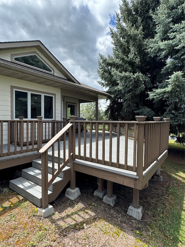 view of deck