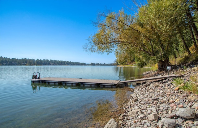 198 Blaine Lakeshore Dr, Kalispell, MT 59901 - dock area featuring a water view