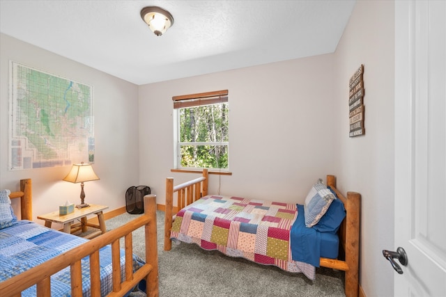 bedroom with carpet flooring