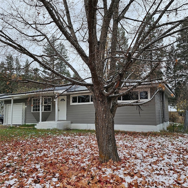 view of rear view of house