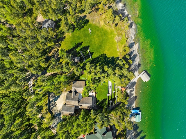 view of aerial view