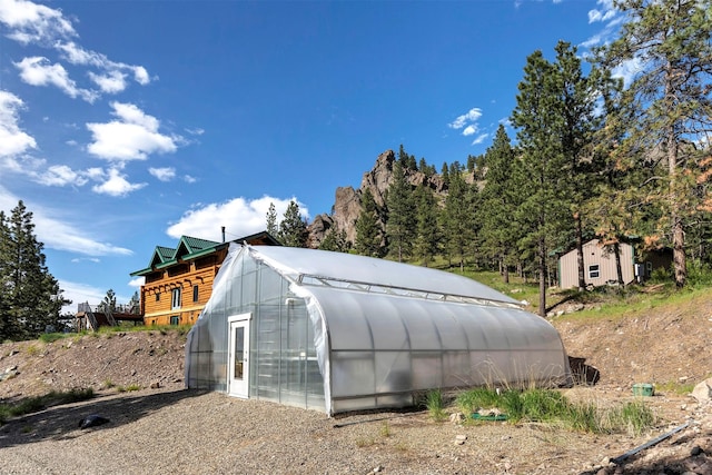 view of outbuilding