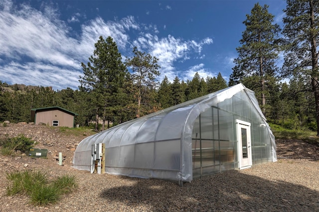 view of outbuilding