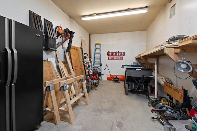 view of storage room