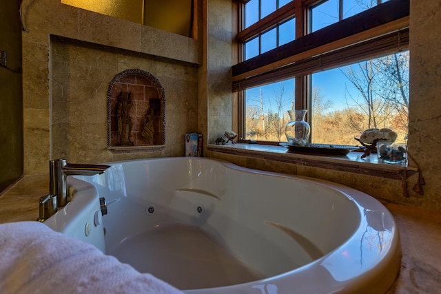 bathroom featuring plenty of natural light