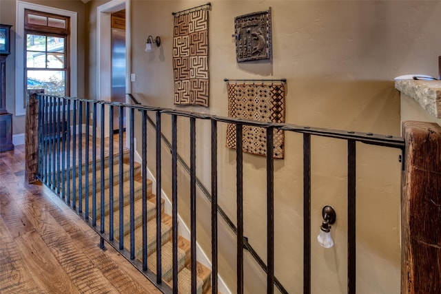 interior space featuring hardwood / wood-style floors