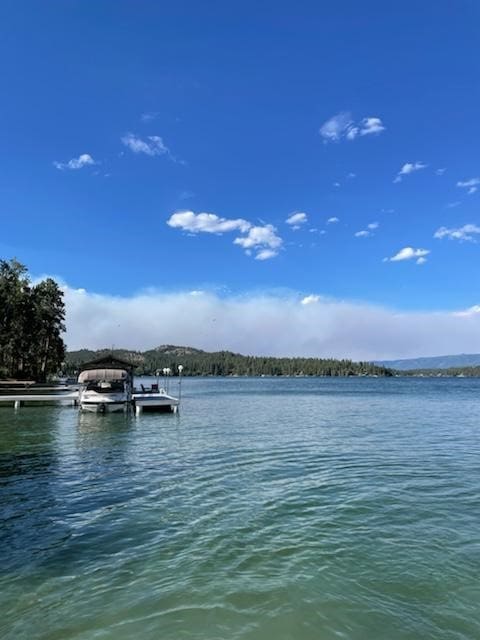 38648 Masumola Rd, Polson, MT 59860 - property view of water featuring a dock
