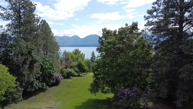 38648 Masumola Rd, Polson, MT 59860 - property view of mountains with a water view