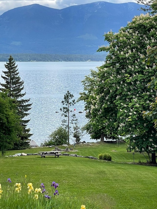38648 Masumola Rd, Polson, MT 59860 - water view with a mountain view