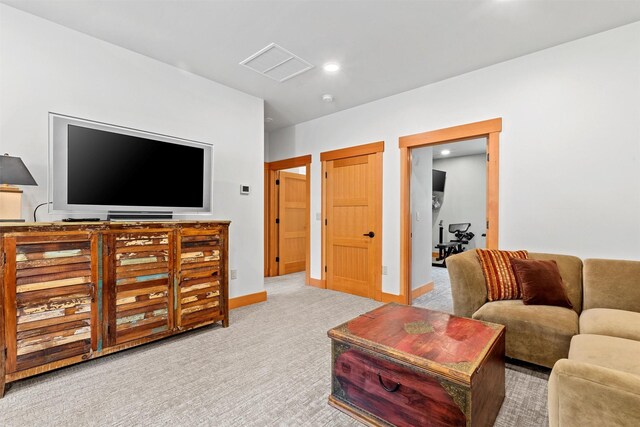 living room featuring wood-type flooring