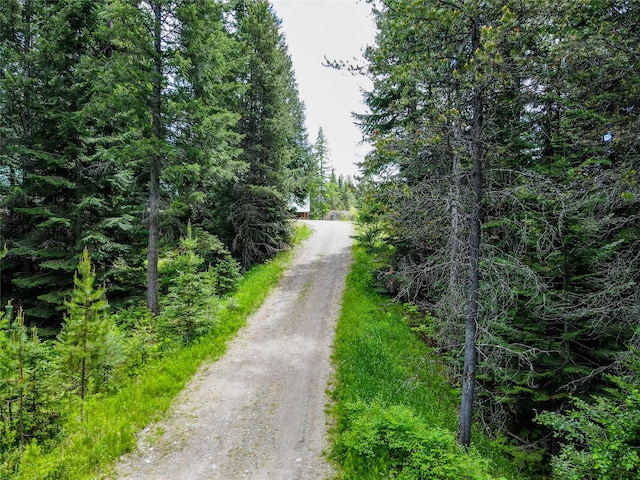 view of road