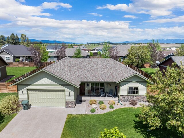 ranch-style house with a garage