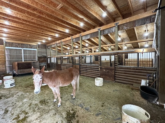 view of stable