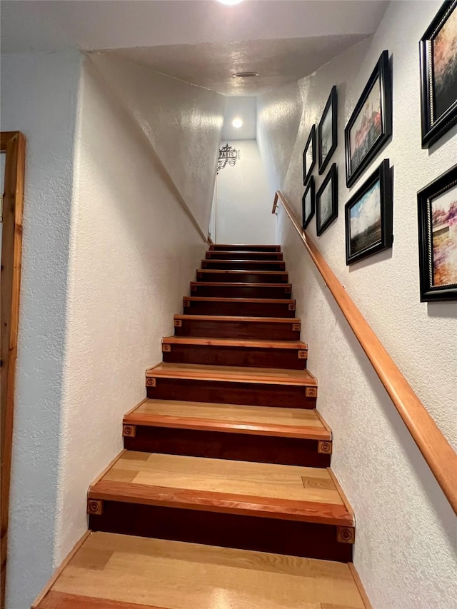 view of staircase