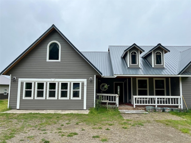 view of front of house with a porch