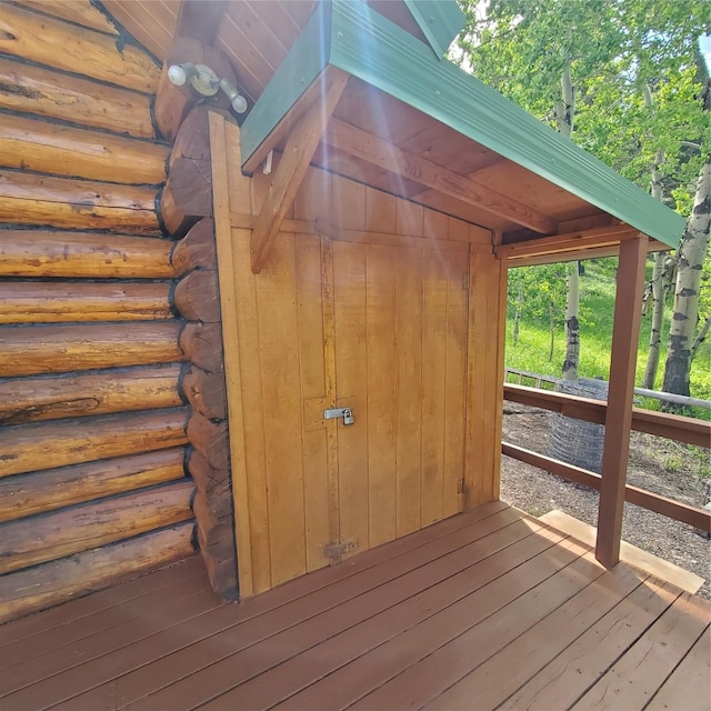 15426 Steamboat Dr, Augusta, MT 59410 - view of deck