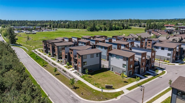 281 Blackberry Loop Unit A, Whitefish, MT 59937 - aerial perspective of suburban area featuring a heavily wooded area