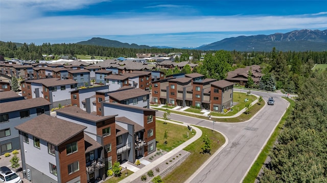 281 Blackberry Loop Unit A, Whitefish, MT 59937 - aerial view of residential area with a mountainous background