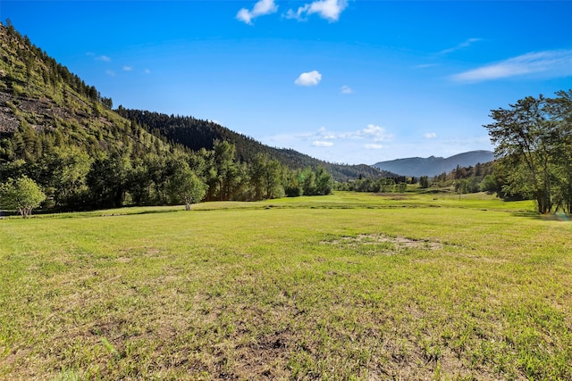 view of mountain view