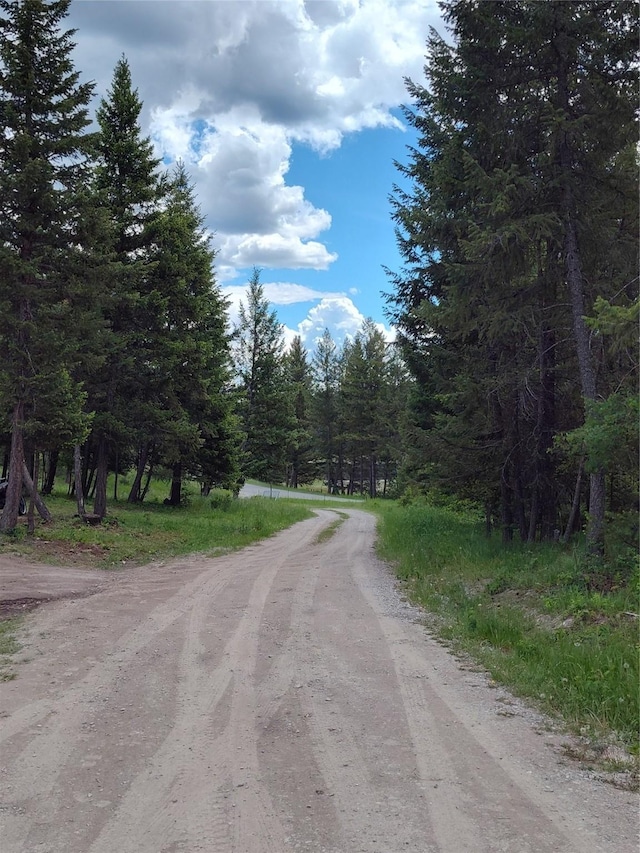 view of road