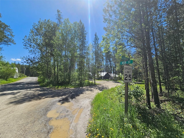 view of road