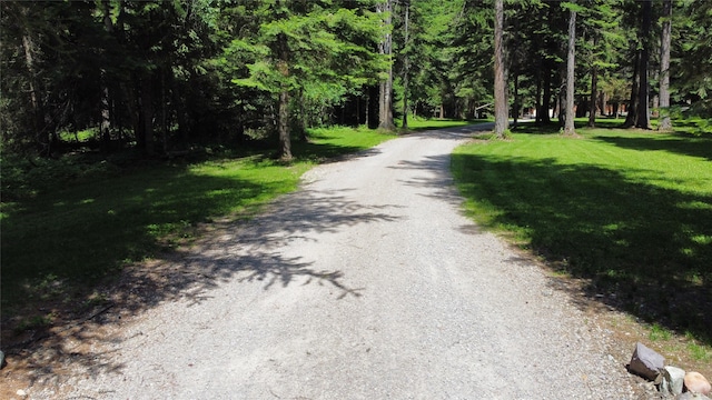 view of road