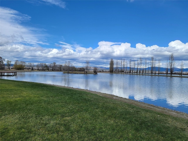 property view of water