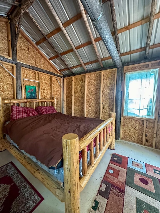NHN W Ashby Creek Rd, Potomac, MT 59823 - bedroom with vaulted ceiling