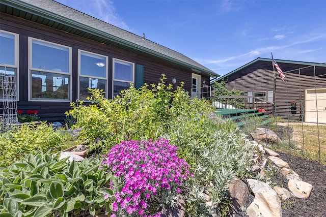 3851 Reed Butte Rd, Stevensville, MT 59870 - view of yard featuring a wooden deck